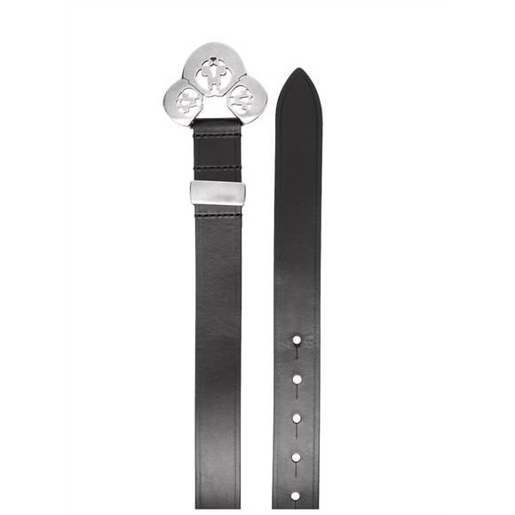 NEW ISABEL MARANT women's adaria belt in black/silver - Picture 2 of 4
